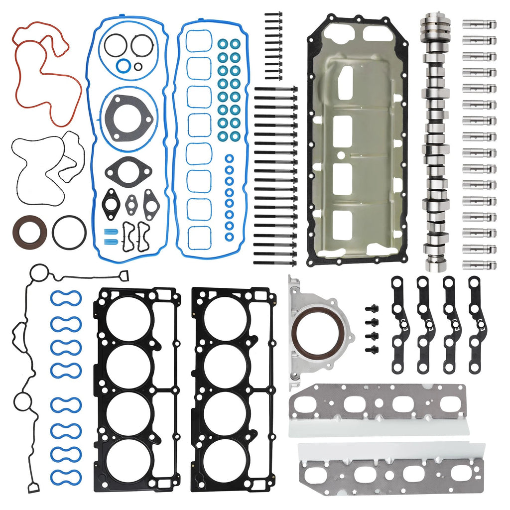 Camshaft MDS Valve Lifters Head Gaskets for Dodge Ram 1500 5.7L Hemi (2009–2010)