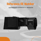 Black Front Center Cup Holder for Mercedes-Benz C240 (2003–2004) A2036800879