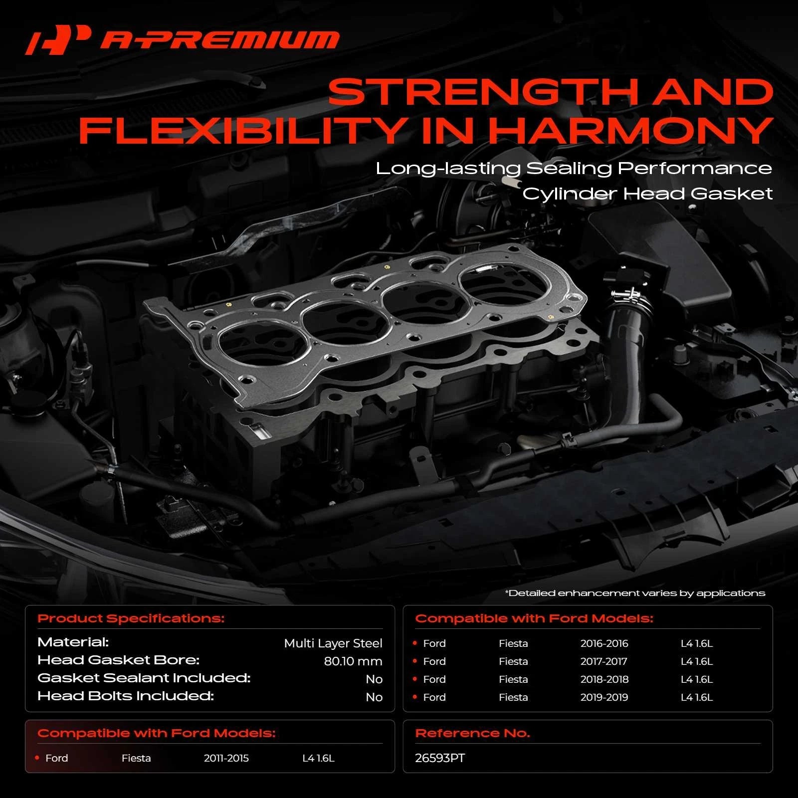 Engine Cylinder Head Gasket for Ford Fiesta (2011-2019)