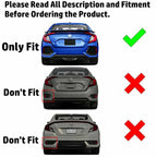 Sequential LED Brake Light Fog Lamp for Honda Civic Hatchback (2017–2021)