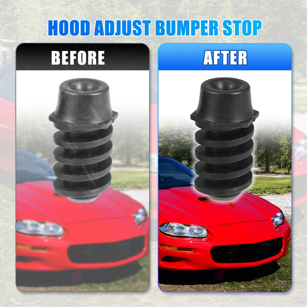 2pcs Front Hood Adjust Bumper Stop w/ Rubber Cap for Buick Regal  No.10157703