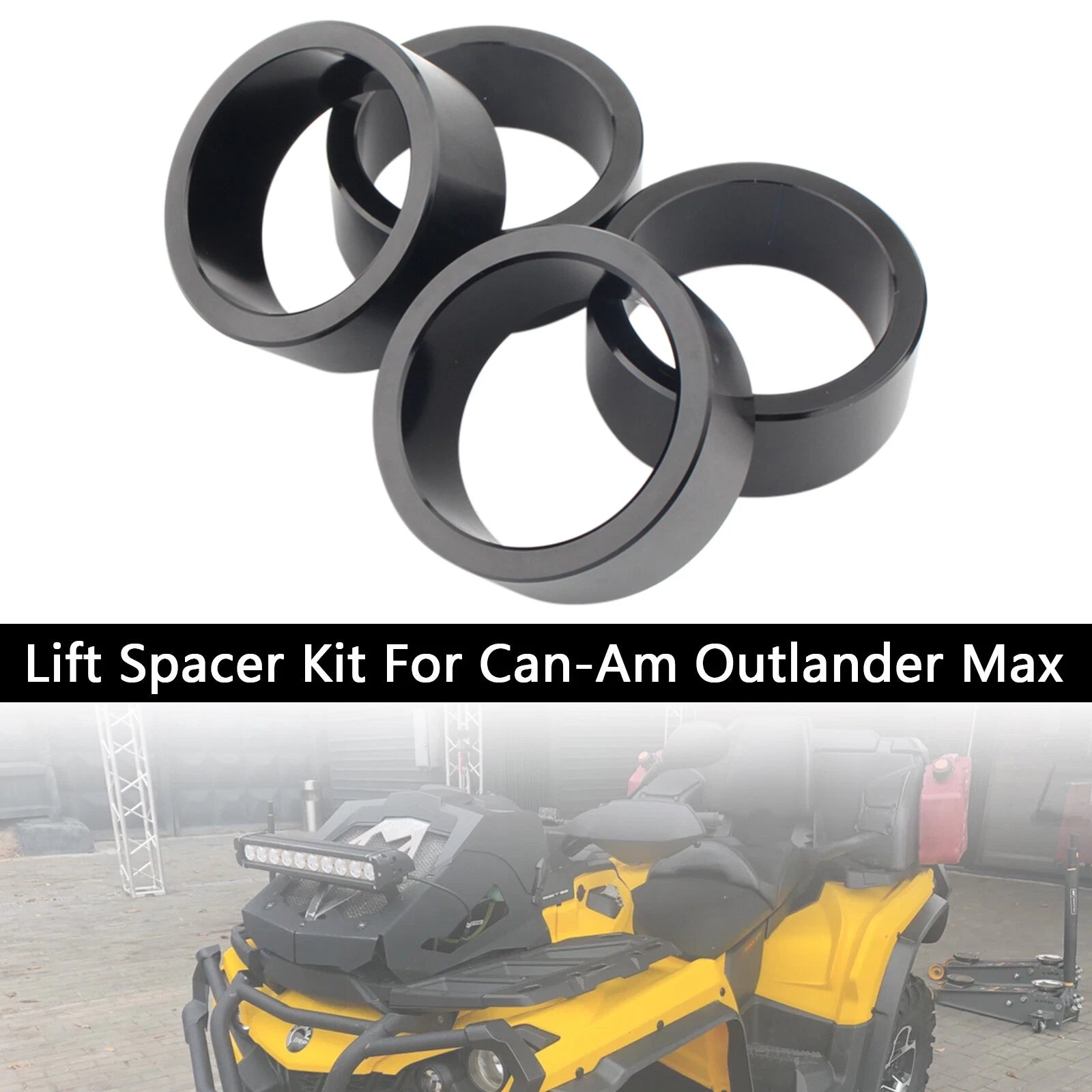 Lift Spacer Kit for Can-Am Outlander Max 1000/1000R/400/500/570/650/800/850 (Black)