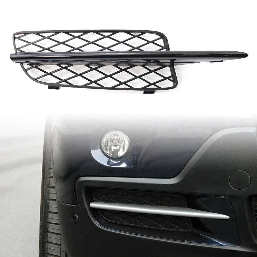 Black Right Side Front Bumper Fog Light Grill Trim for BMW X5 (2007-2010)