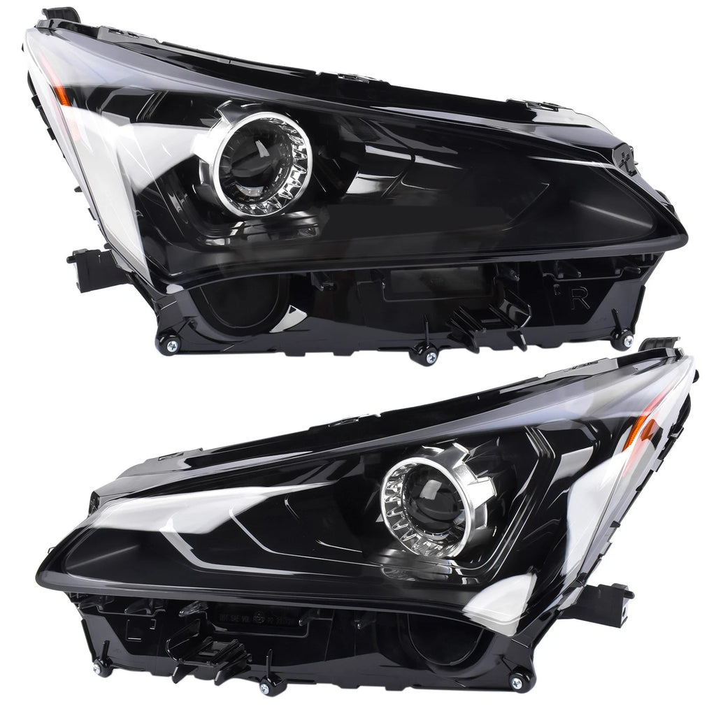 2X LED Headlight w/o AFS for Lexus NX200t NX300 NX300h (2018–2021)