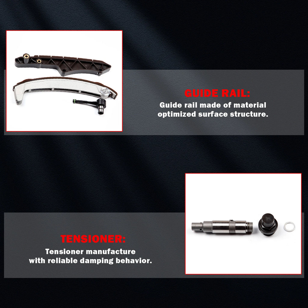 Timing Chain Guide Rail Set for BMW 540i E39 (1998-2003)