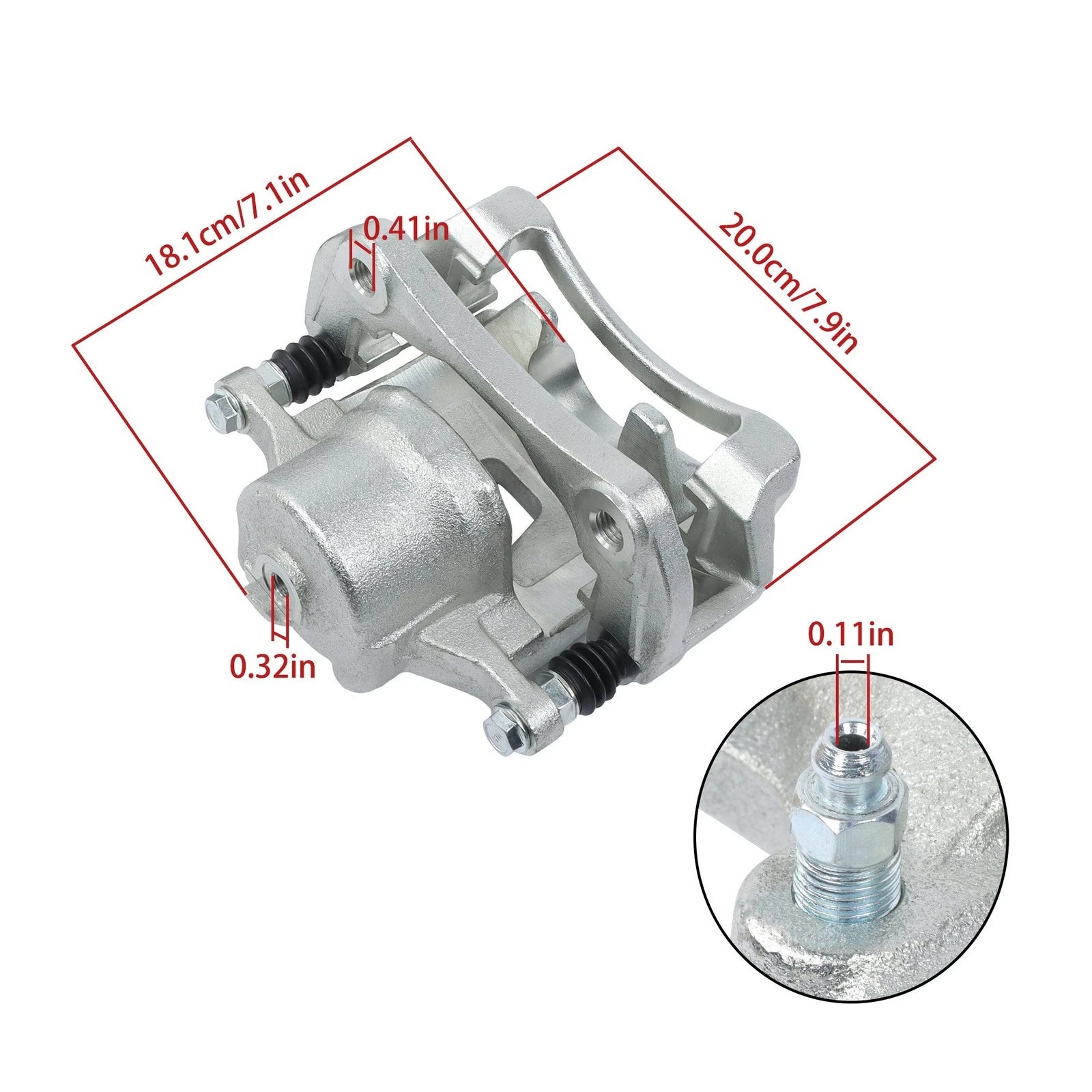 Front Right Brake Caliper for Chevrolet Bolt EV (2017–2020) 18-B5555