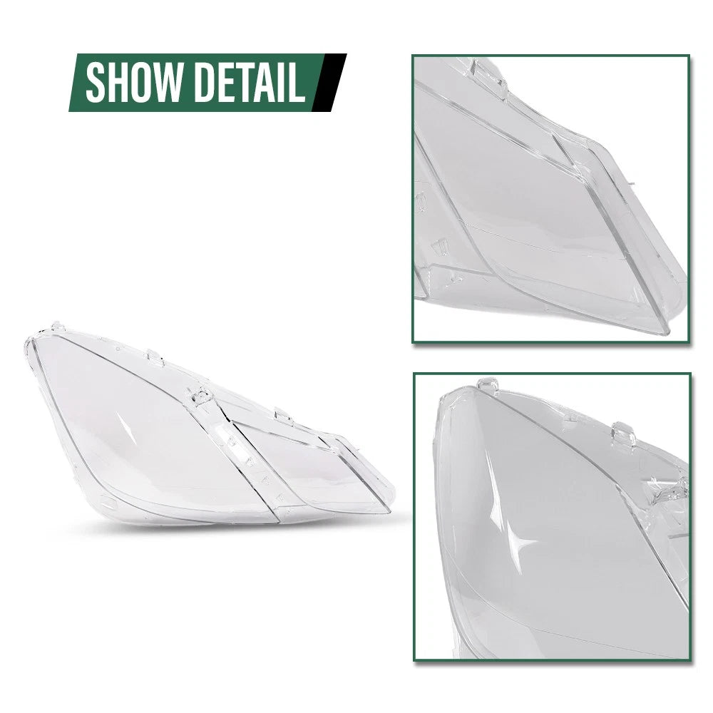 Headlight Lens Cover for Mercedes Benz E-Class W207 C207 (2010–2013)