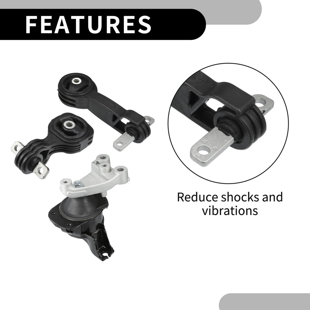 Engine Motor Mount for Honda Civic 1.8L (2006–2010) Set of 1