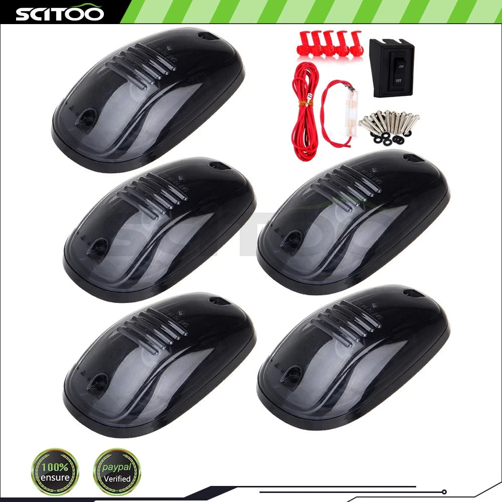 5PCS Smoke Red Side Marker Switch Assembly for Ram 1500 2500 3500 4500 5500 (2002–2023)