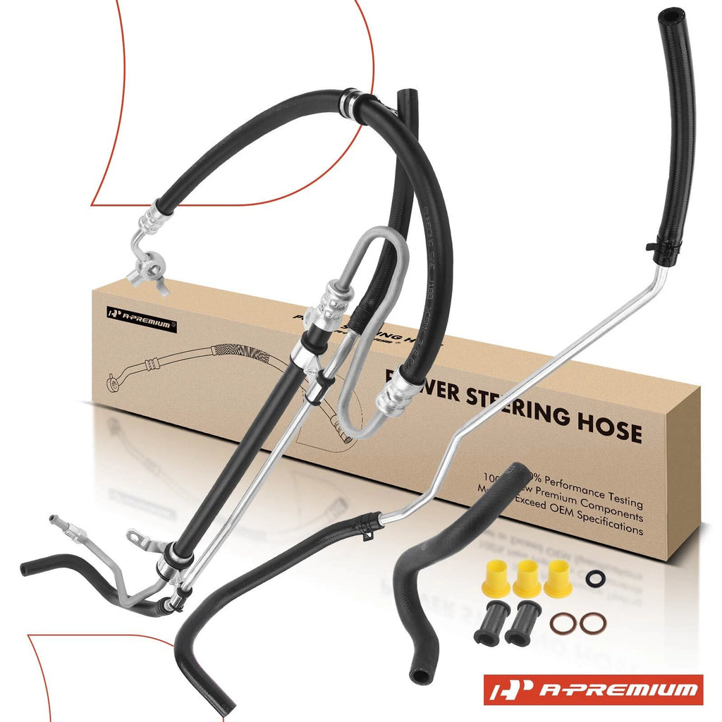 4pcs Power Steering Line Hose for Toyota