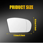Right Heated Wing Mirror Glass for Mercedes-Benz C 230 (2002–2007)