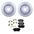 Hella Rear Rotors & Low-Met Disc Brake Pad Kit for Audi A8 Quattro (1995–2003)