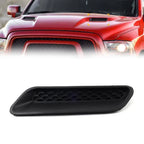 Left Side Hood Vent Bezel Grille Cover Black for Dodge Ram 1500 2500 3500 (2002-2023)