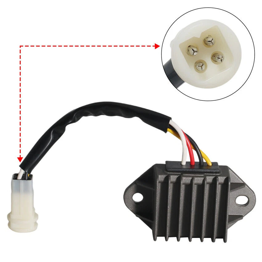 Voltage Rectifier Regulator for Yamaha YTM225D, YFM200, YTM200 (1985–1989)
