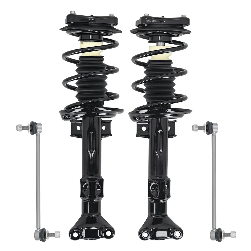 Front Suspension Shock Absorbers & Sway Bar Kit for Mercedes-Benz C230 (2008–2009)