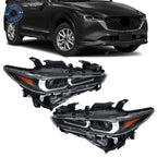 Clear Lens Pair for Mazda CX-5 (2022–2024) Full LED Headlights Assembly