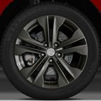17x7 Factory Wheel (Medium Charcoal Full Face) for Hyundai Santa Fe