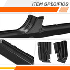 Set of 2 Outer Rocker Panels for Ford F-150 Crew Cab (2009–2014) Black