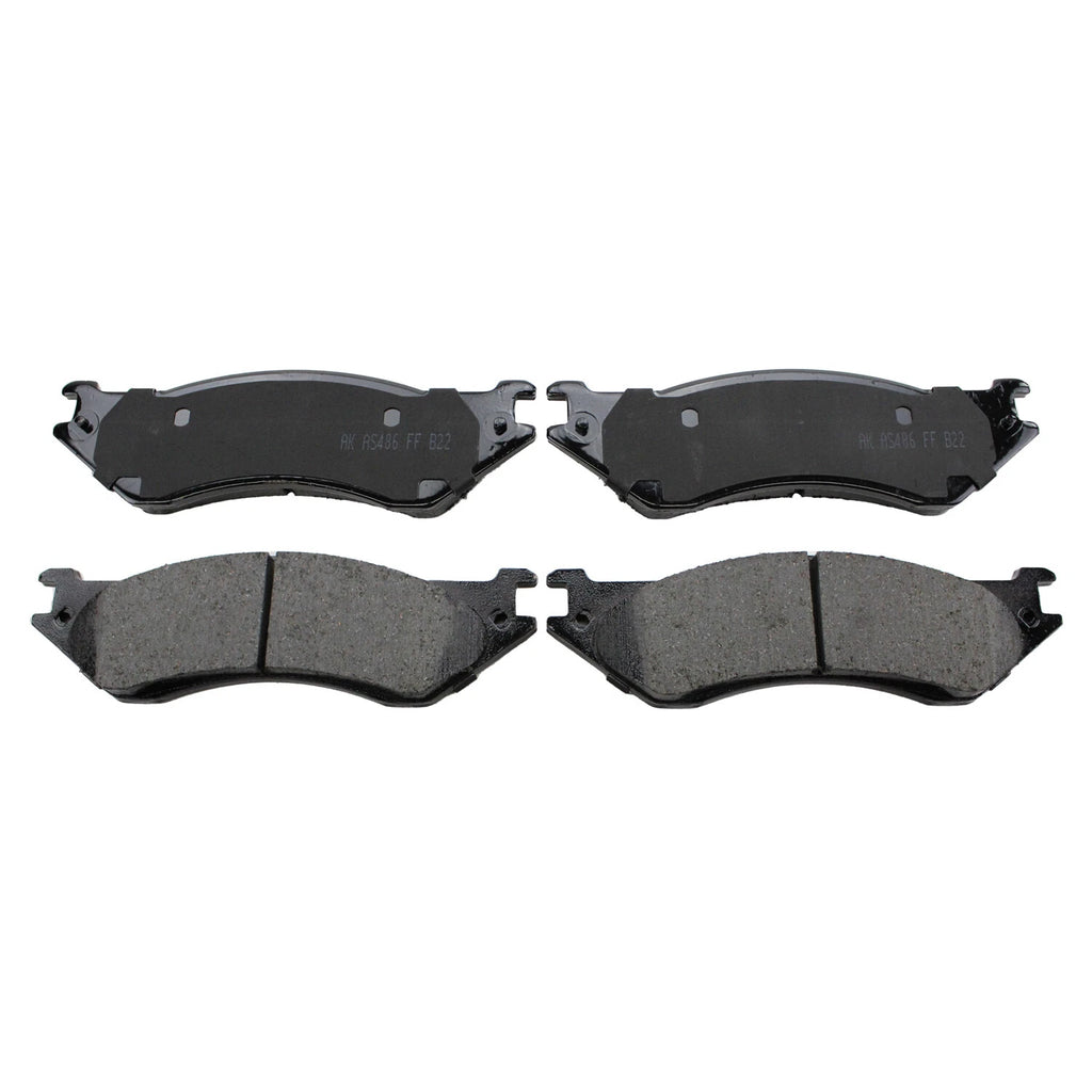 Akebono ProAct Front Disc Brake Pads for Dodge B1500 Ram 1500 Van (1998–2002)