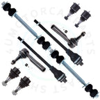 10pc Front Lower Ball Joint Tie Rod End Kit for Chevrolet Silverado 1500 (1999–2006)
