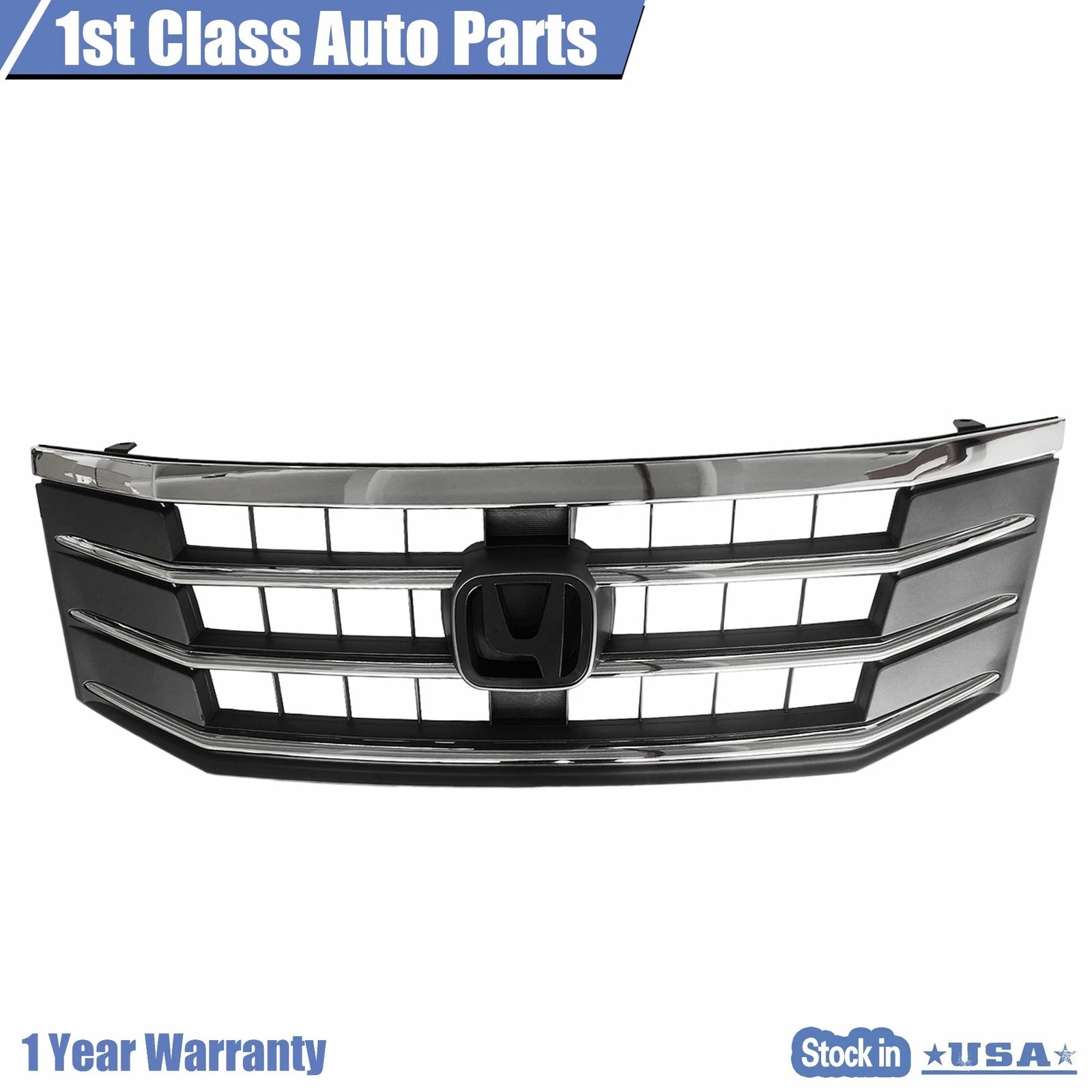 Chrome Mesh Grille for Honda Crosstour (2010-2012)