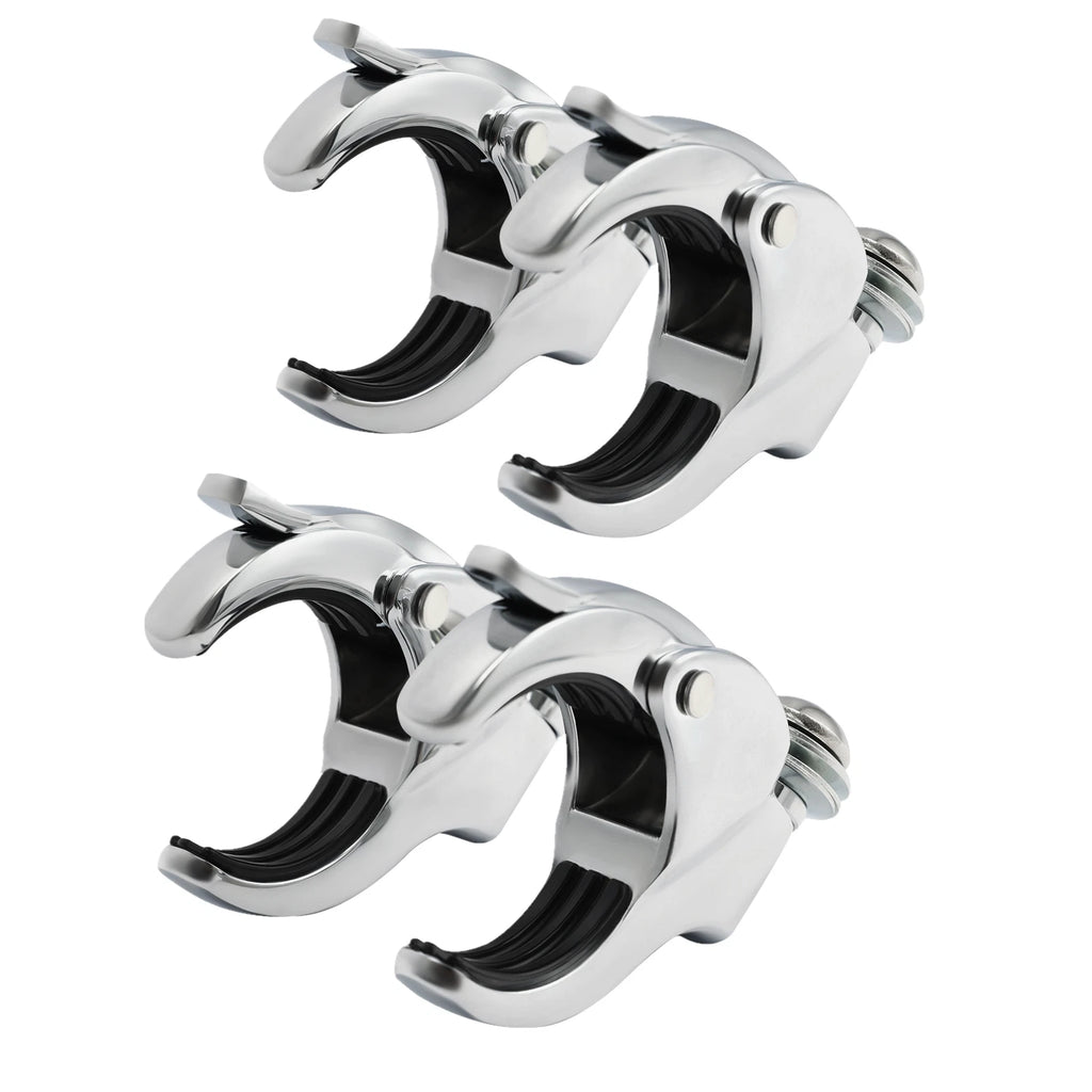 Set of 4 Windshield Clamps for Harley Fat Bob, Low Rider (2018–2024)