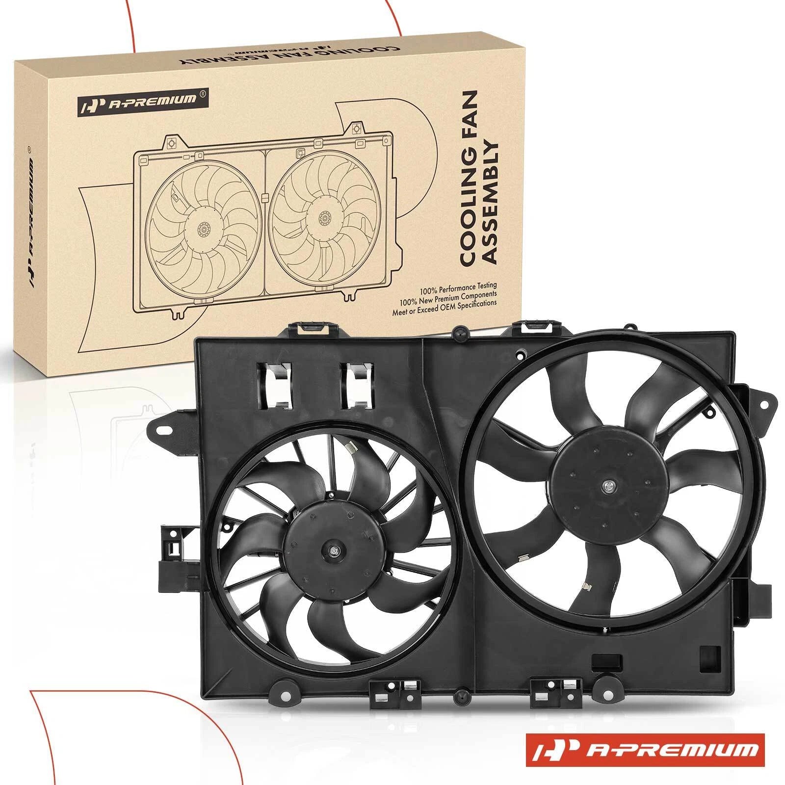 Dual Cooling Fan Assembly for Chevy Equinox Pontiac (2006–2008)
