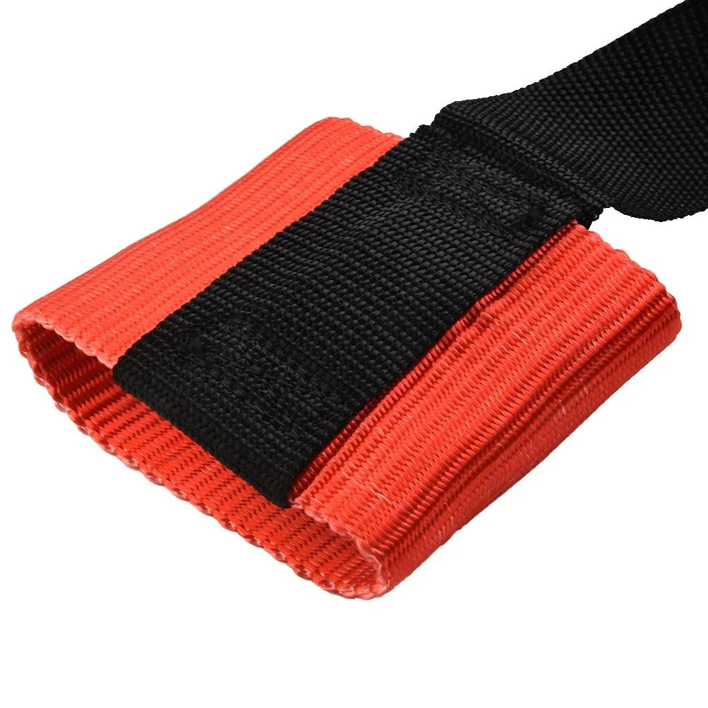 1x Front Wheel Tie Down for Motorcycle Transport Straps Handlebar Red