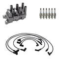 Denso Ignition Coil Wires & 6 NGK Platinum Spark Plugs for Mustang (1994–2004)