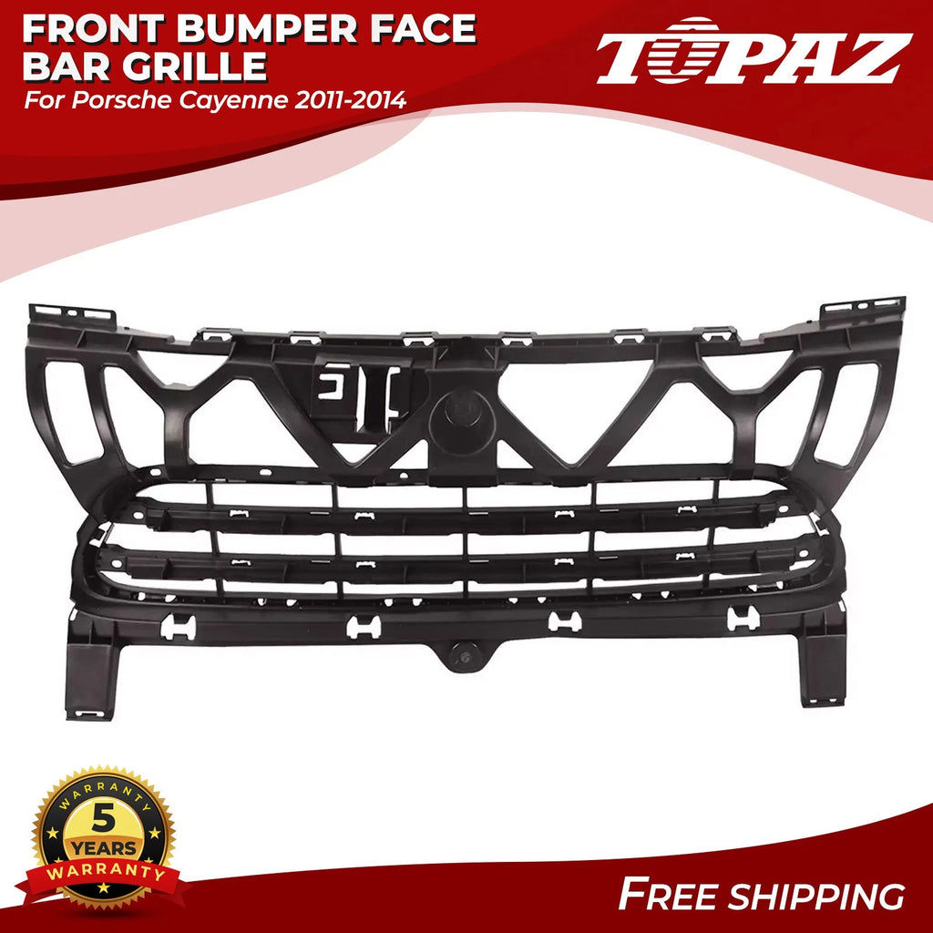 Front Bumper Face Bar Grille for Porsche Cayenne (2011–2014)