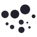 Conductive Black Silicone Keypad Pad Dots Set of 5 (0.15cm - 0.5cm)