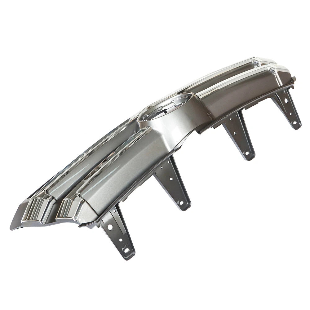 Set of 2 Front Upper Grille Replacements for Toyota Highlander (2017-2019)