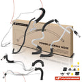Set of 4 Power Steering Pressure and Return Line Hoses for Nissan 350Z (2008–2009)