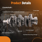 Crankshaft & Main Rod Bearings for Hyundai Kia Sorento (2011-2016)