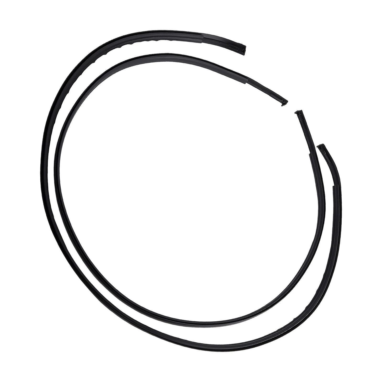2X Roof Moulding Trim Weatherstrip for Toyota Corolla CE/LE/S/XLE (2009–2013)