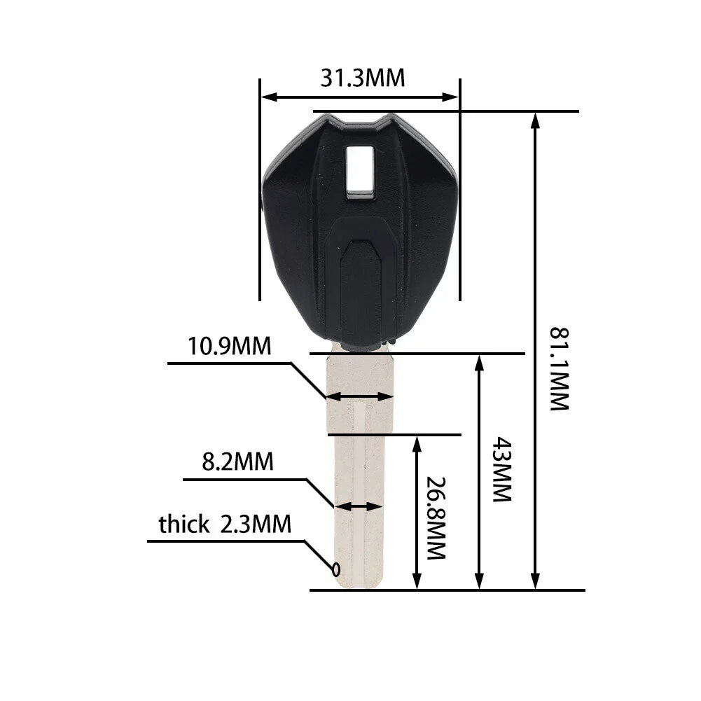 Uncut Blank Key for DUCATI Monster 659 696 795 796 1100 (2008-2015)