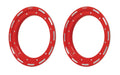 2X Beadlock Rings for DWT Alumilte Rok'N Lock G2 G3 9" Red