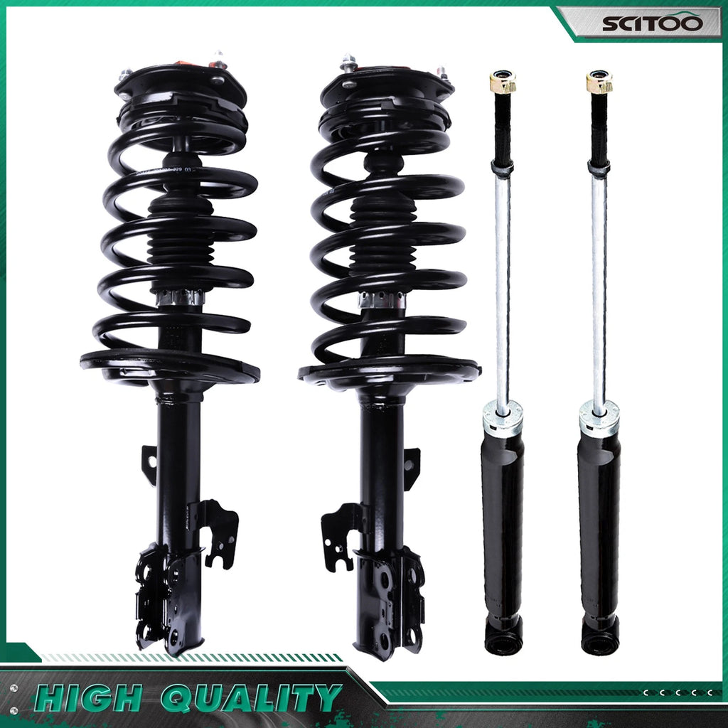 2X Front Complete Struts + 2X Rear Shock Absorbers for Toyota Sienna (2005–2010)
