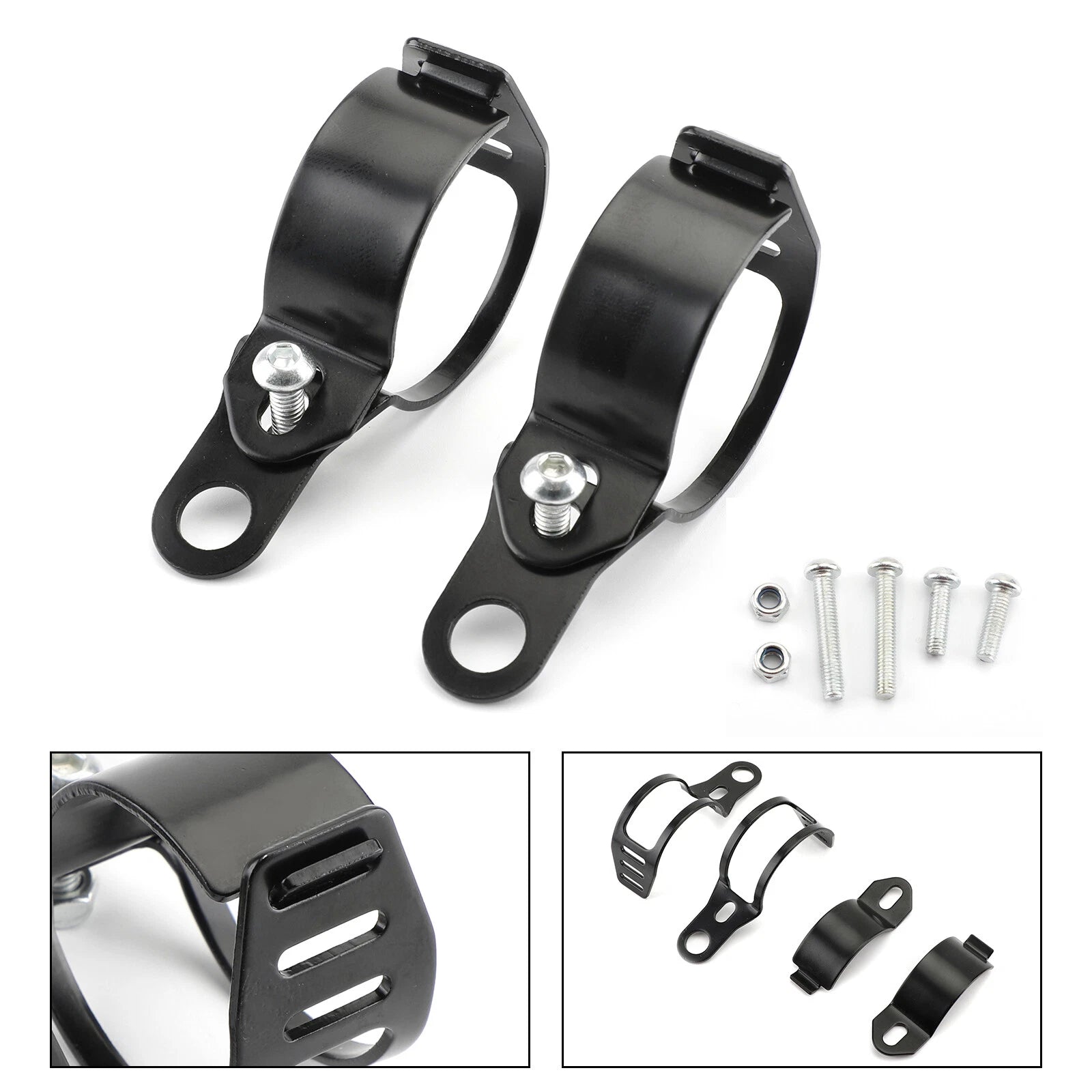 Front Turn Signal Light Bracket Holder for Universal 41-51mm (T9)
