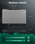 Radiator for Nissan Sentra (2007–2012) 2.0L 2.5L