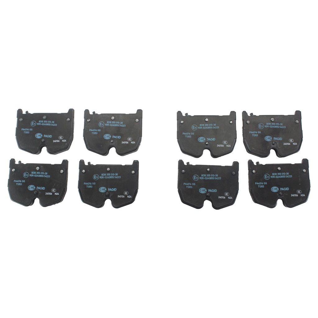 Hella Front Low-Metallic Disc Brake Pads for MB W211 W219 C215 W220 R230
