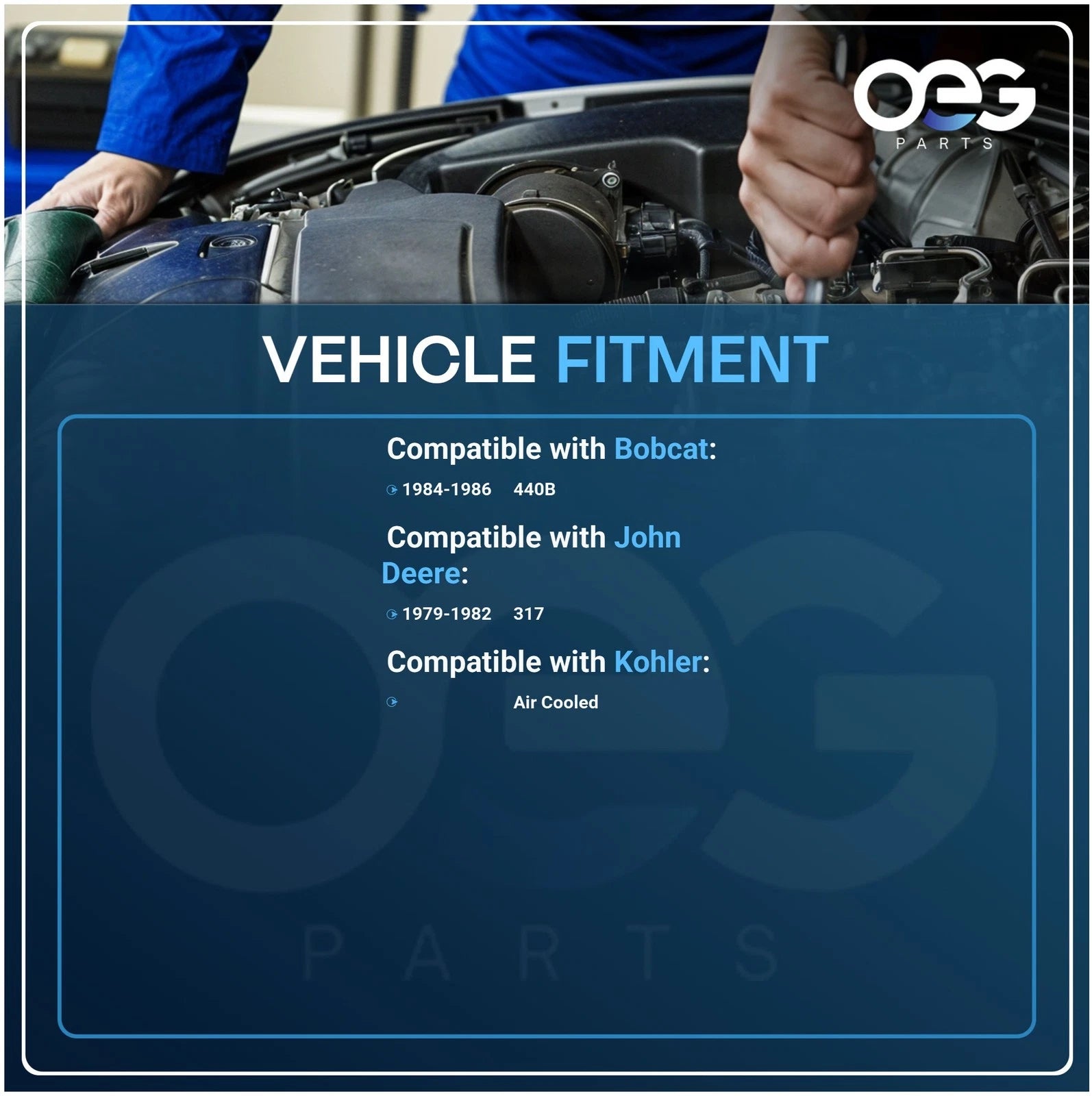Starter for Bobcat 440B (1984-1986)