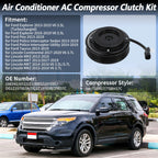 AC Compressor Clutch Kit for Ford Explorer, Flex, Lincoln MKS (2009–2019)