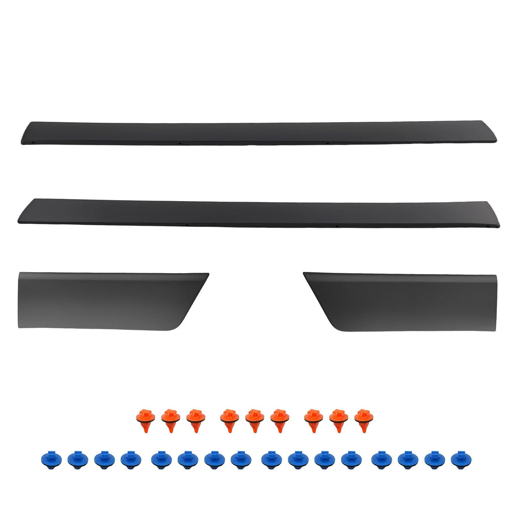 4Pcs Door Lower Molding Trim for Toyota FJ Cruiser (2007–2014) Black