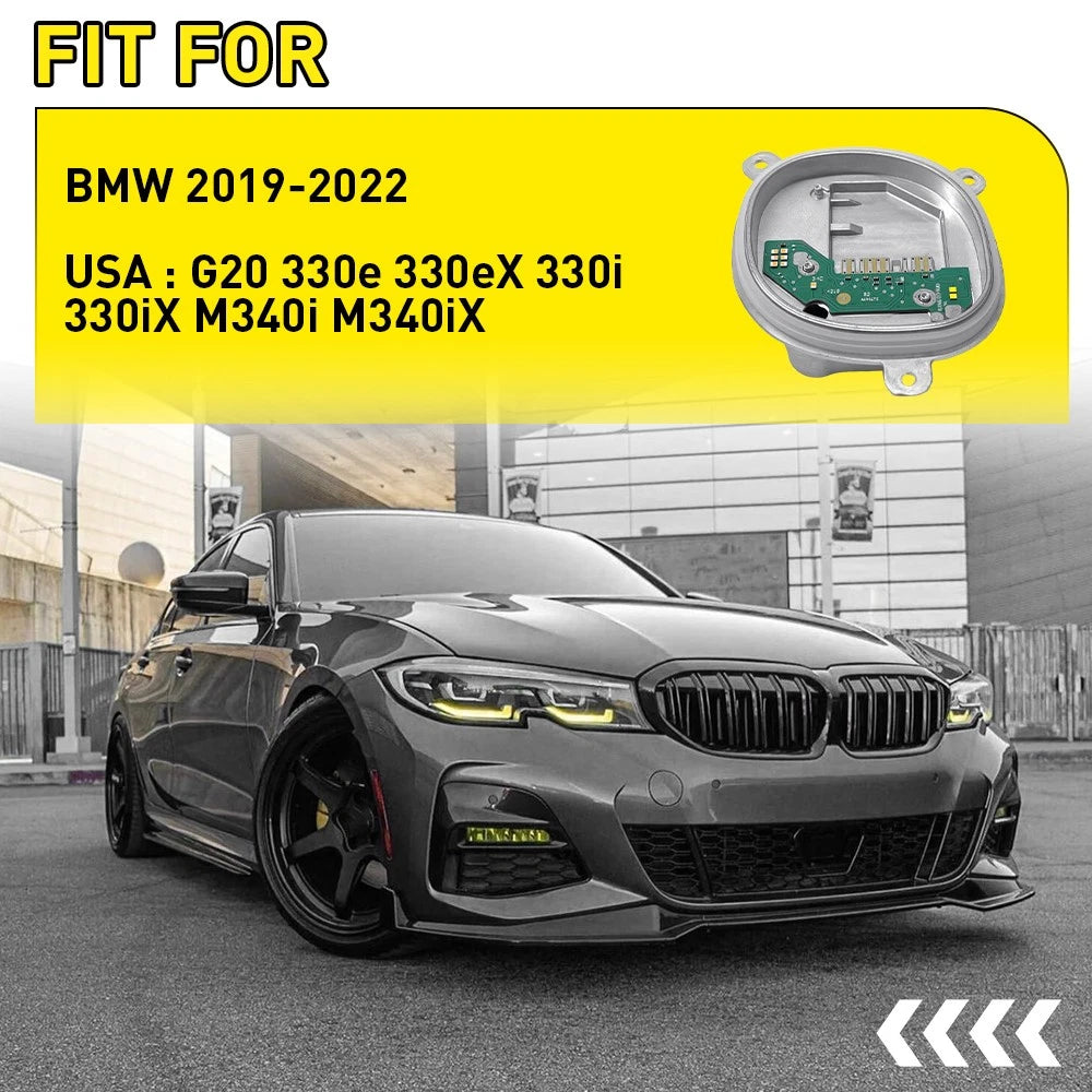 Set of 4 Yellow Angel Eye DRL LED Modules for BMW G20 330i M340i (2019–2022)