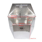 29 Inch Aluminum Tool Box for Trailer Tongue (Camper Storage)