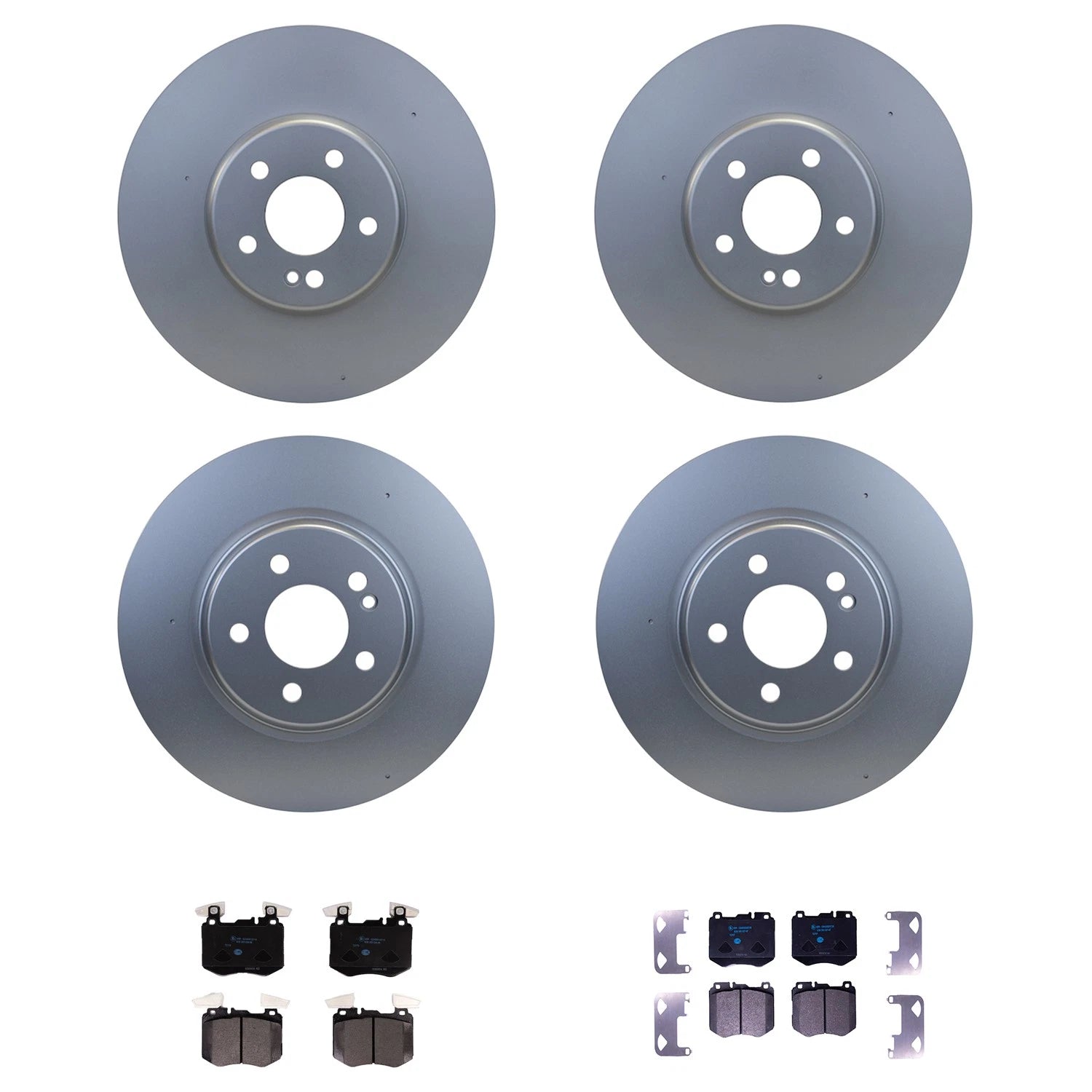 Hella Disc Brake Pad Kit for Mercedes-Benz GLC300 (2016–2023)