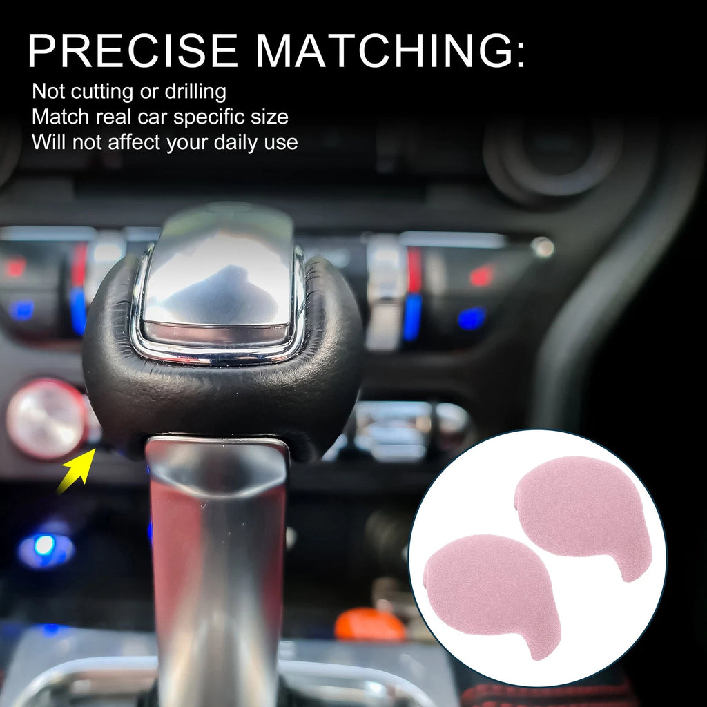 Gear Shift Knob Decorator Cover for Ford Mustang (2015–2021) Pink
