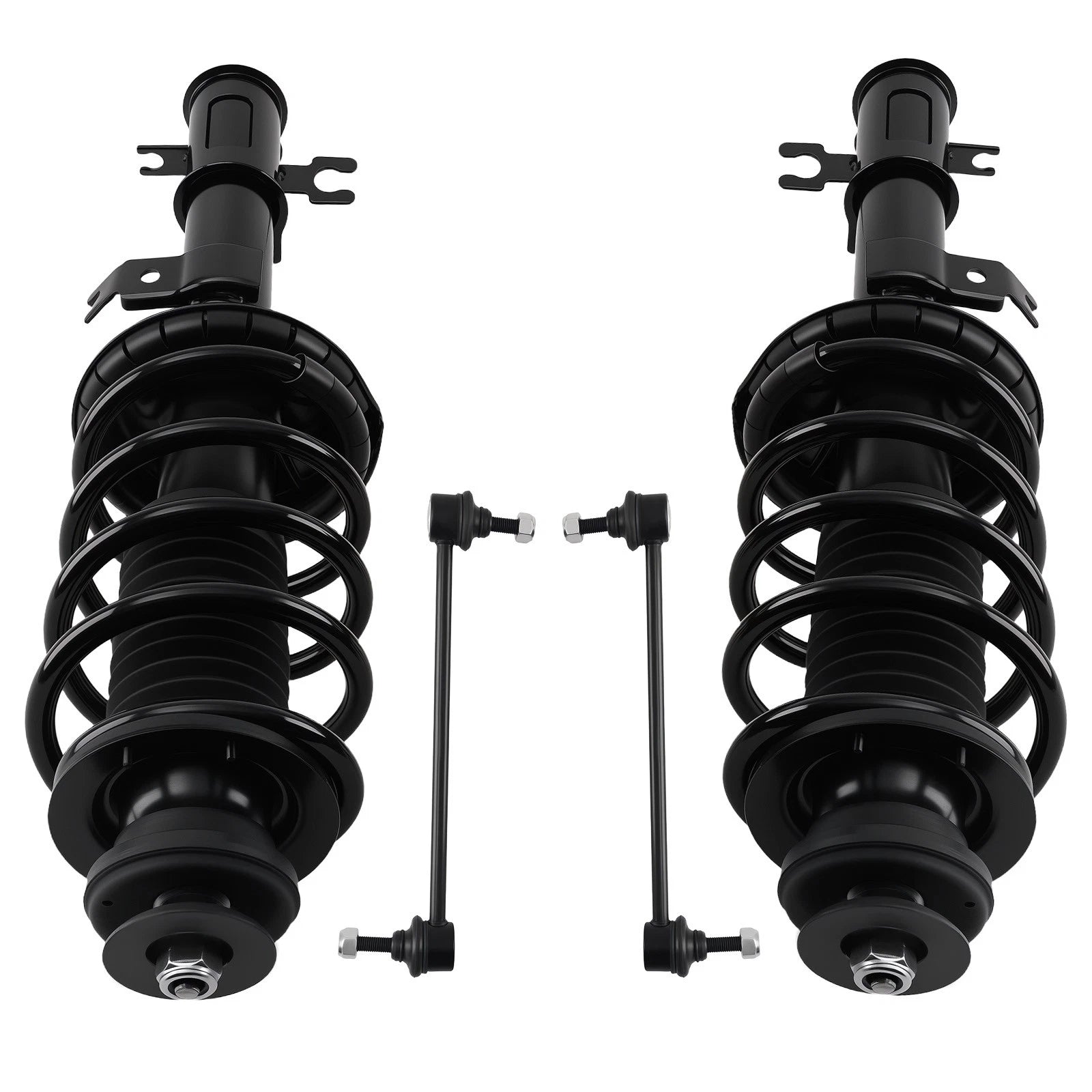 Set of 4 Front Struts & Sway Bar Links for Chevy Aveo/Aveo5 (2004–2011)