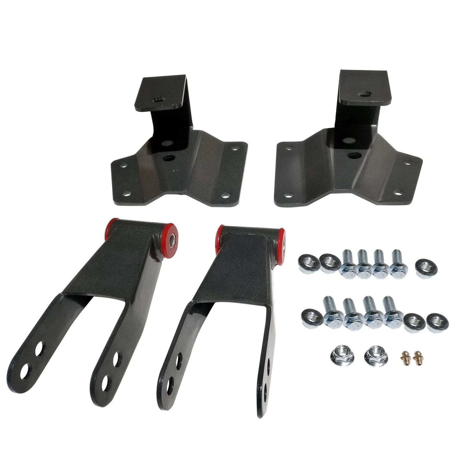 4" Drop Kit Rear Shackles & Hangers for Chevy Silverado 1500 GMC Sierra 1500 (1999–2006)